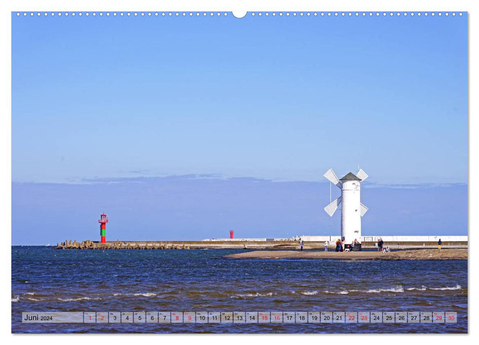 Urlaub an der Ostsee (CALVENDO Premium Wandkalender 2024)