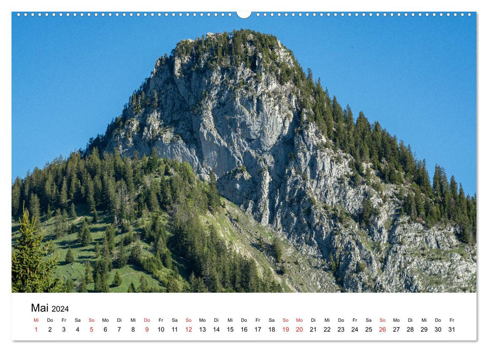 Gesichter der Schweiz - Walliser Weiden (CALVENDO Premium Wandkalender 2024)