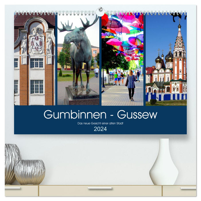 Gumbinnen - Gussew. Das neue Gesicht einer alten Stadt (CALVENDO Premium Wandkalender 2024)