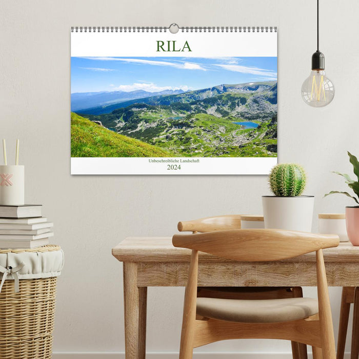 RILA - Unbeschreibliche Landschaft (CALVENDO Wandkalender 2024)