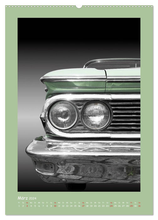 US Klassiker 1956 bis 1966 (CALVENDO Premium Wandkalender 2024)