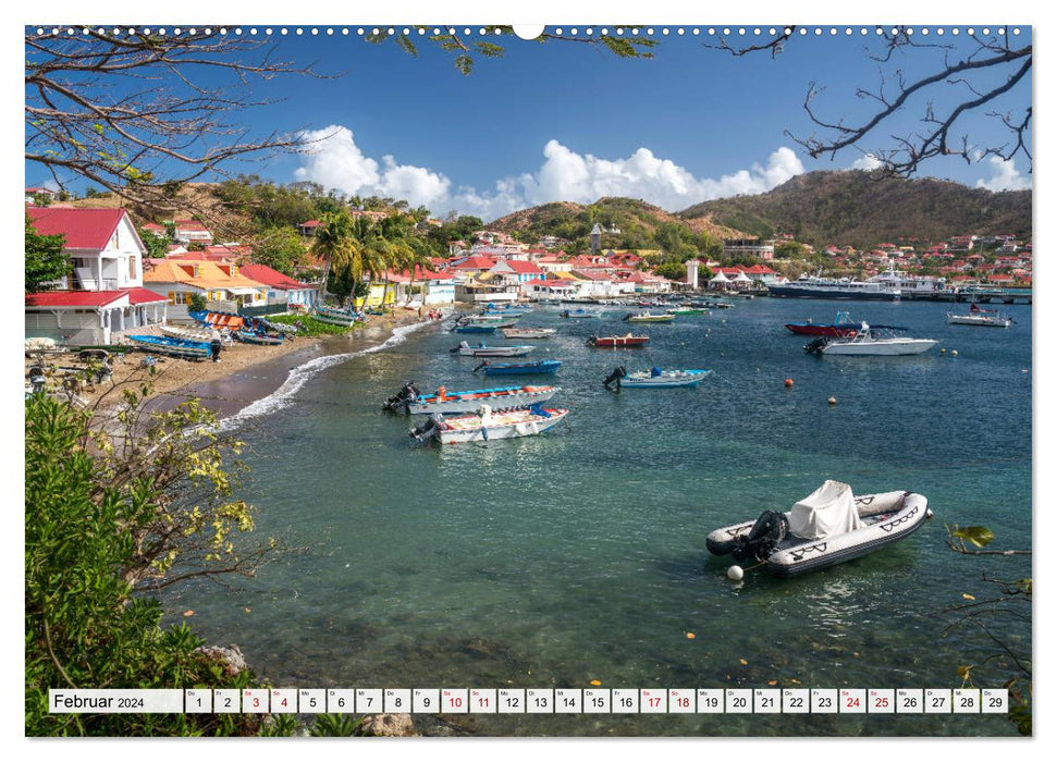 Karibik - Les Saintes - Terre De Haut (CALVENDO Premium Wandkalender 2024)