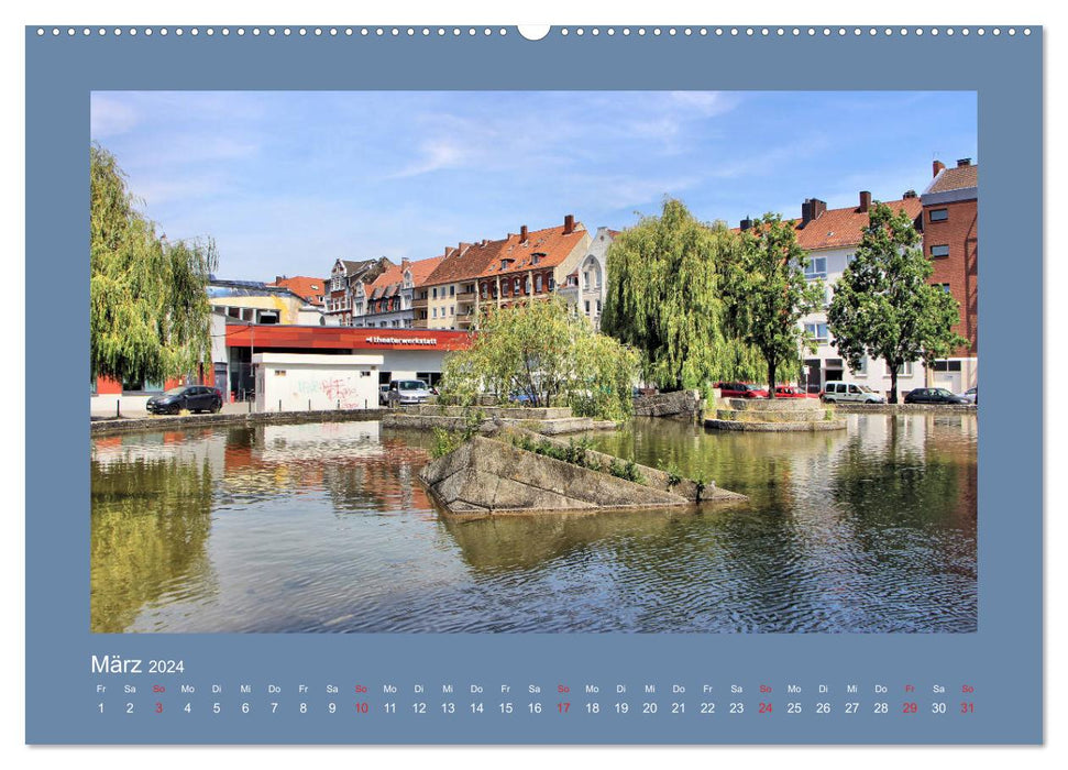 Hannovers Oststadt (CALVENDO Premium Wandkalender 2024)