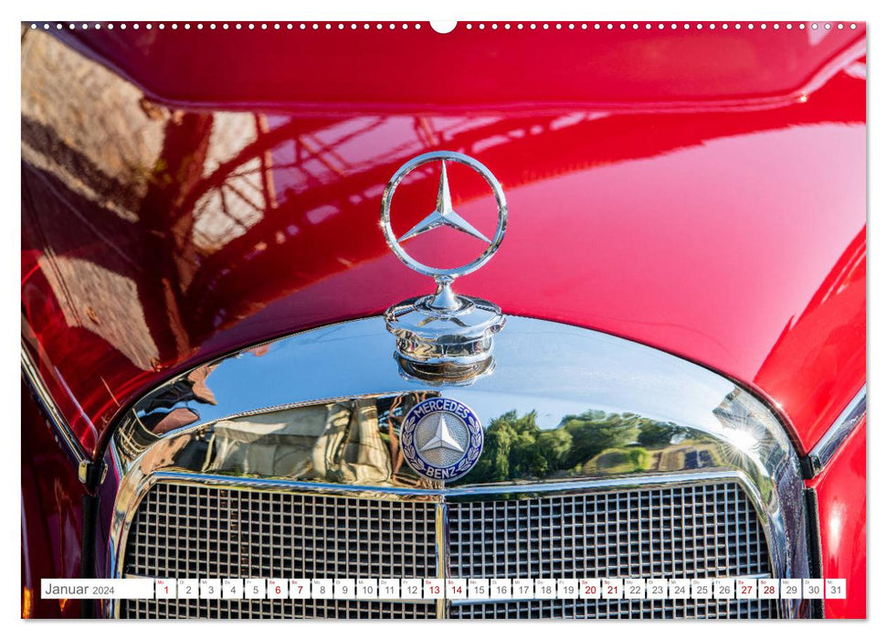 Mercedes Benz Adenauer: Legenden sind rot. (CALVENDO Premium Wandkalender 2024)
