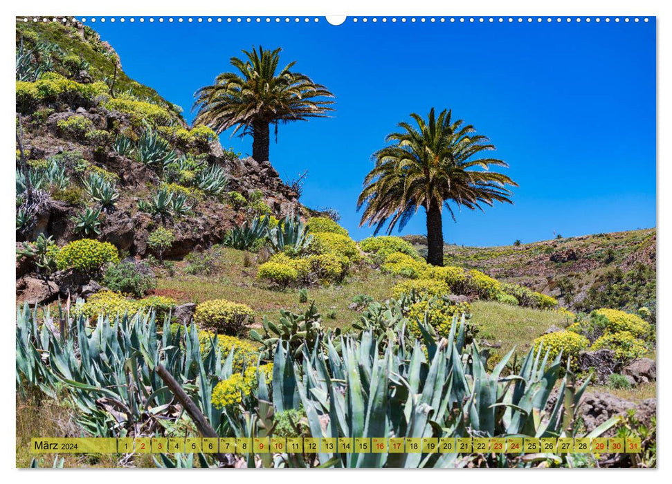 Landschaften der Kanaren - Traumziele für Wanderer (CALVENDO Premium Wandkalender 2024)