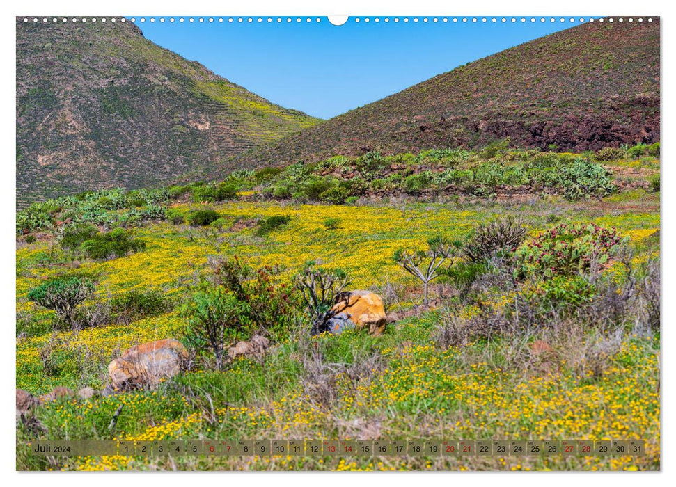 Landschaften der Kanaren - Traumziele für Wanderer (CALVENDO Premium Wandkalender 2024)