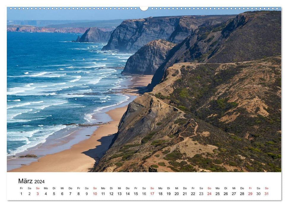 Europas einzigartige Küsten (CALVENDO Premium Wandkalender 2024)