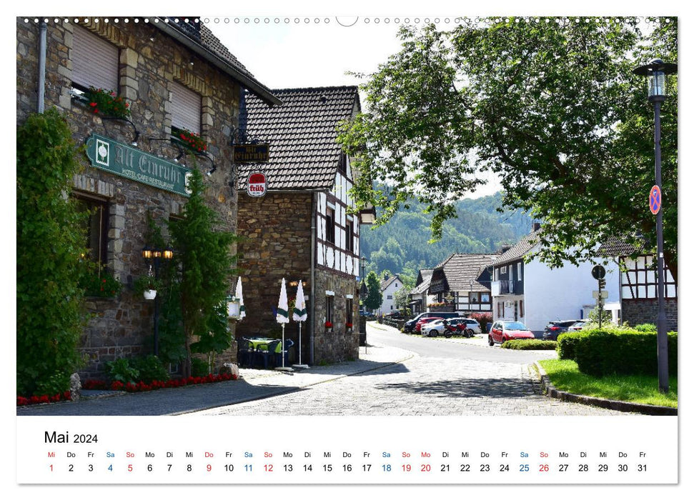 Einruhr in der Eifel (CALVENDO Premium Wandkalender 2024)
