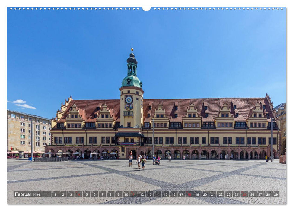 Ein Sommertag in Leipzig (CALVENDO Wandkalender 2024)