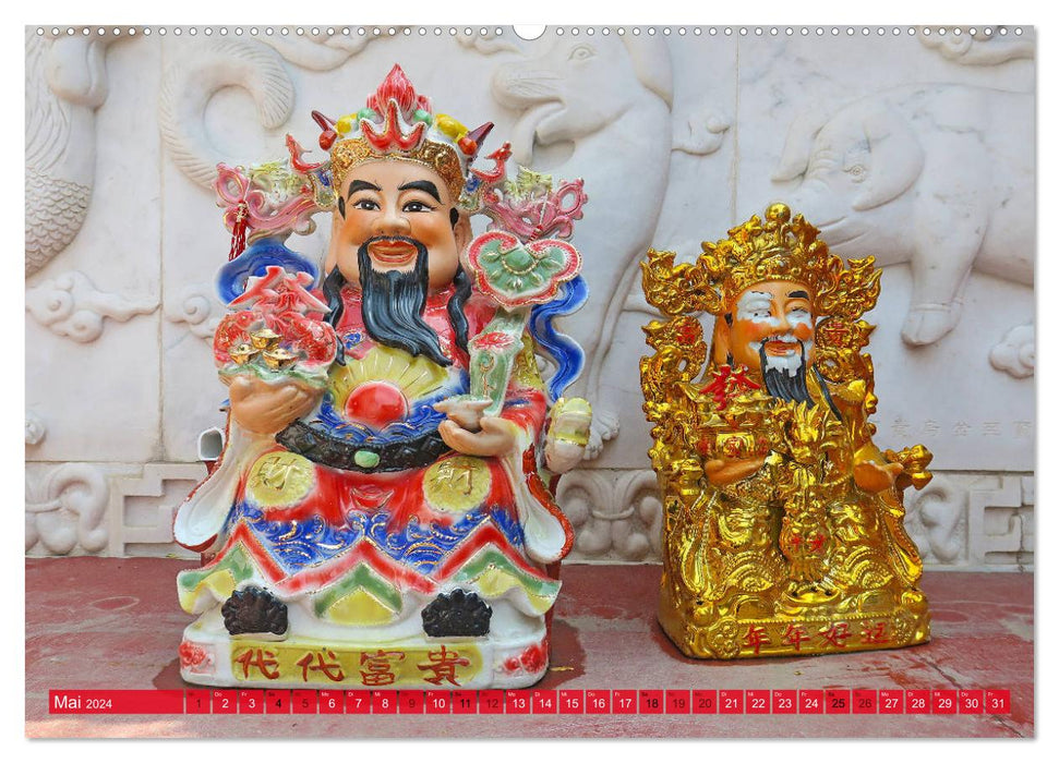 Das alte Peking - Malerische Hutongs (CALVENDO Wandkalender 2024)