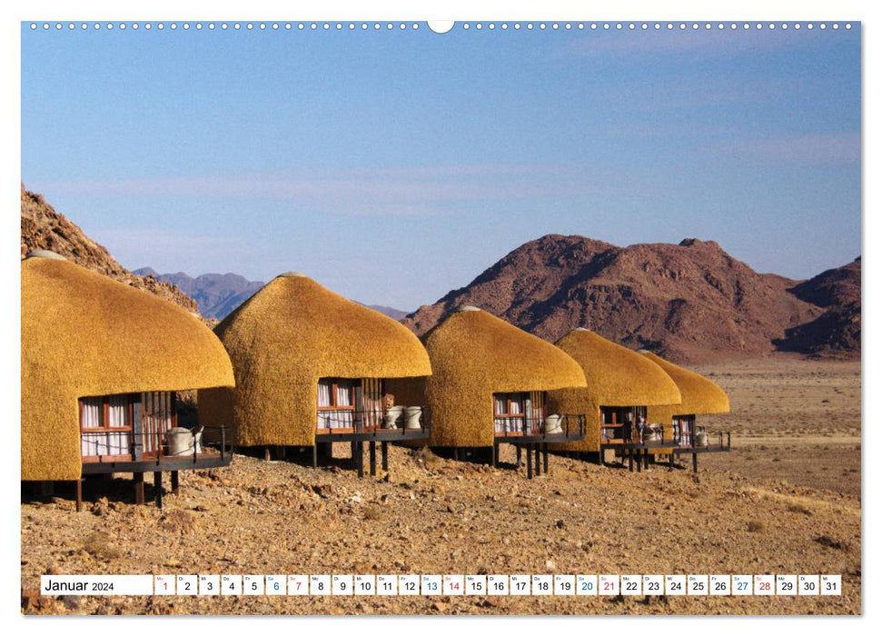 Namibia, Faszination Wüste und Tierwelt (CALVENDO Premium Wandkalender 2024)