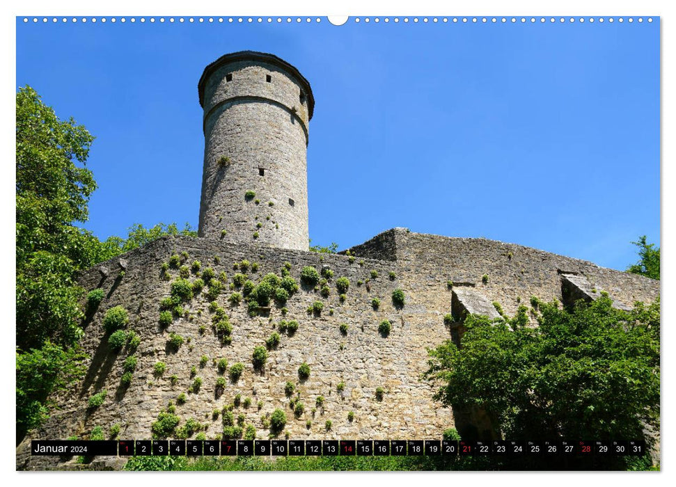 Stadtmauer. Rothenburg ob der Tauber (CALVENDO Wandkalender 2024)