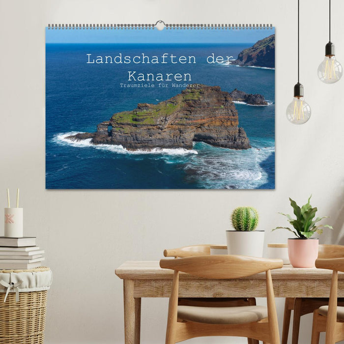 Paysages des îles Canaries - destinations de rêve pour les randonneurs (Calendrier mural CALVENDO 2024) 