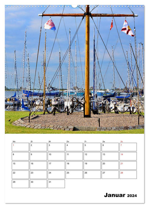 Marina Heiligenhafen (CALVENDO Premium Wandkalender 2024)