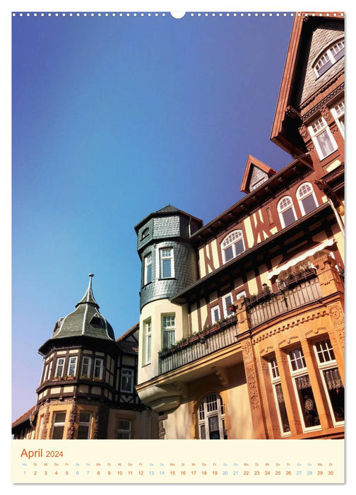 Eisenach - points forts architecturaux (Calendrier mural CALVENDO Premium 2024) 