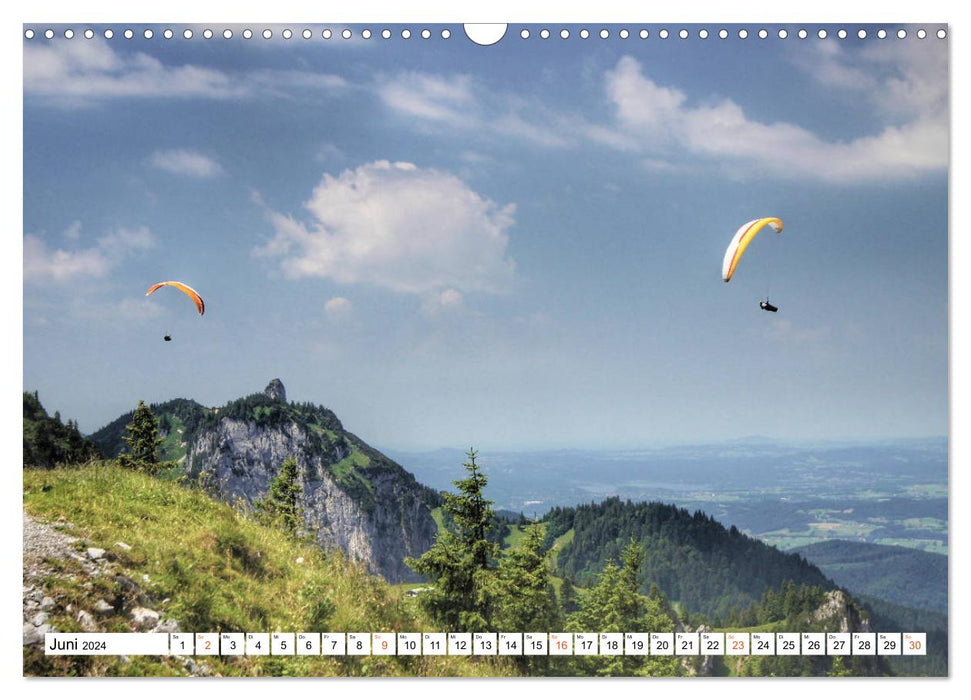 Münchner Bergwelten (CALVENDO Wandkalender 2024)