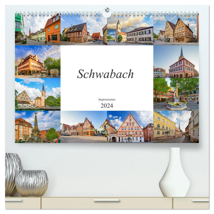 Schwabach Impressionen (CALVENDO Premium Wandkalender 2024)