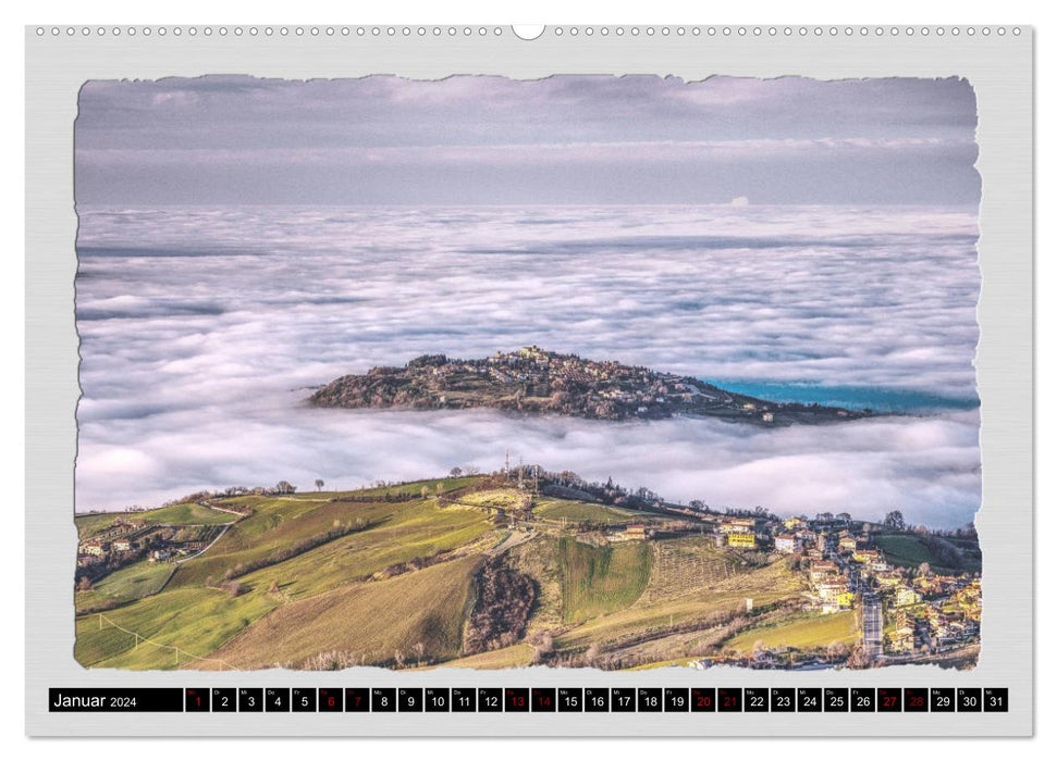 Impressionen - von und rund um San Marino (CALVENDO Wandkalender 2024)