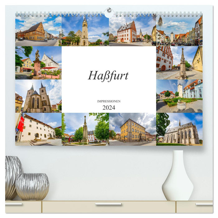 Haßfurt Impressionen (CALVENDO Premium Wandkalender 2024)