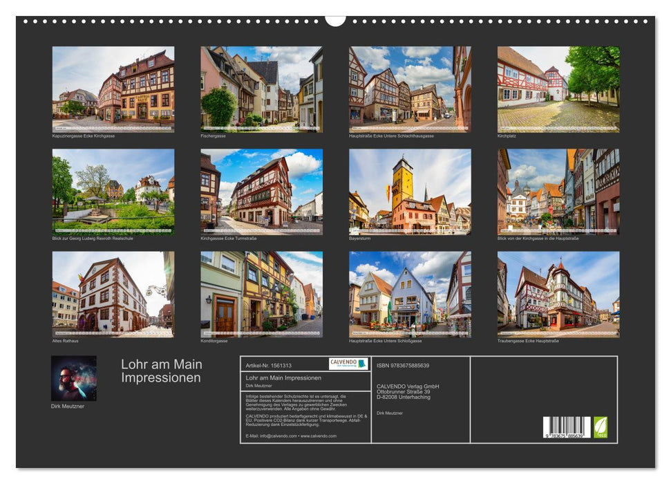 Lohr am Main Impressionen (CALVENDO Wandkalender 2024)