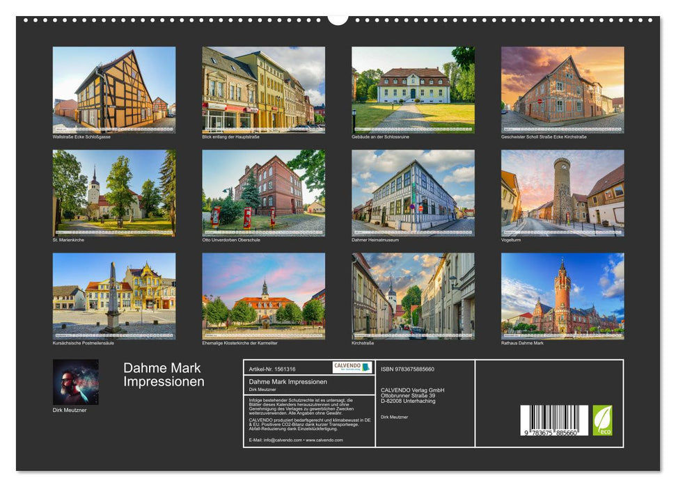 Dahme Mark Impressionen (CALVENDO Premium Wandkalender 2024)