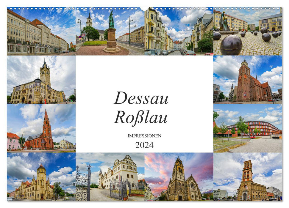 Dessau Roßlau Impressionen (CALVENDO Wandkalender 2024)