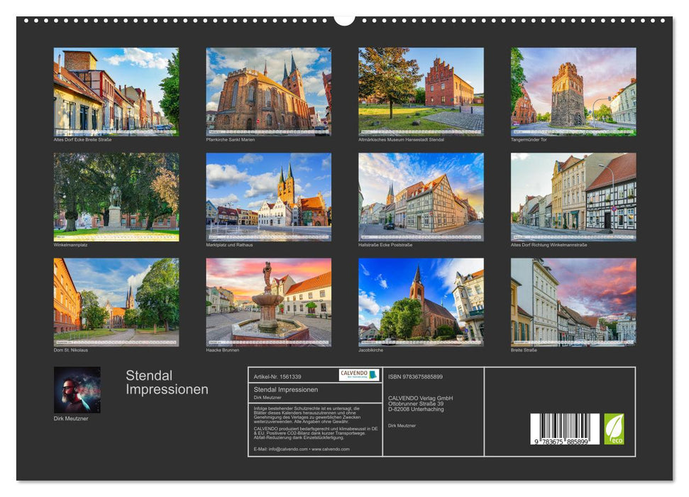 Stendal Impressionen (CALVENDO Premium Wandkalender 2024)
