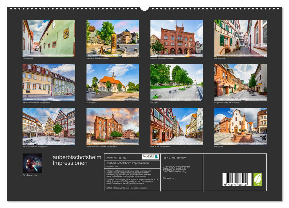 Tauberbischofsheim Impressionen (CALVENDO Premium Wandkalender 2024)