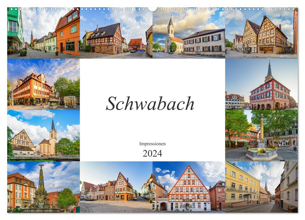 Schwabach Impressionen (CALVENDO Wandkalender 2024)