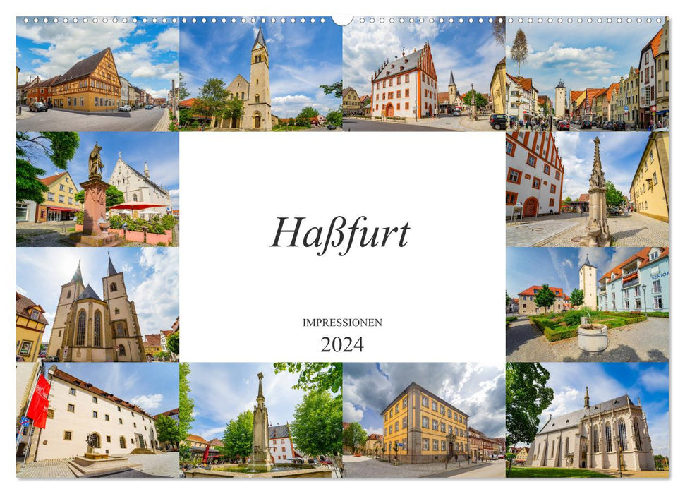 Haßfurt Impressionen (CALVENDO Wandkalender 2024)
