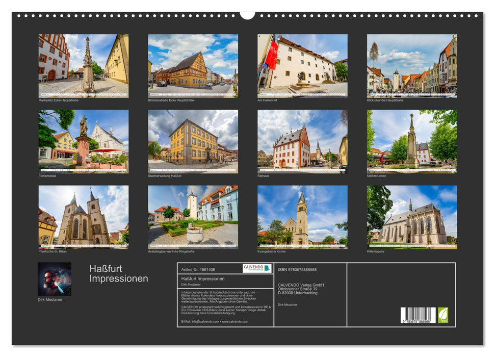 Haßfurt Impressionen (CALVENDO Wandkalender 2024)