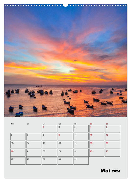 VIETNAM - Mein Urlaubsplaner (CALVENDO Premium Wandkalender 2024)