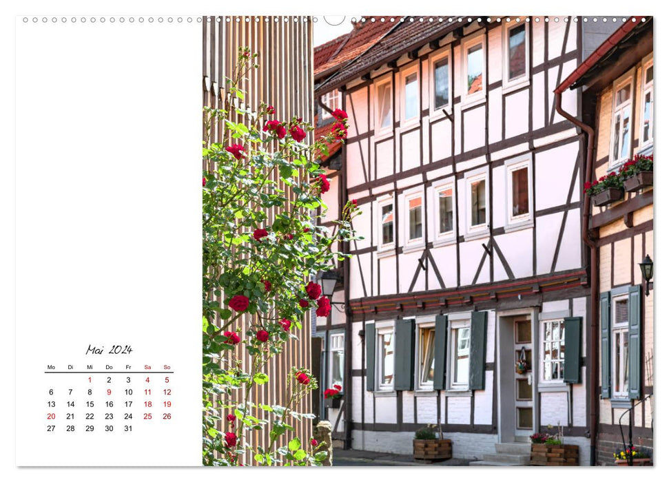 Fachwerkstadt Hornburg (CALVENDO Premium Wandkalender 2024)