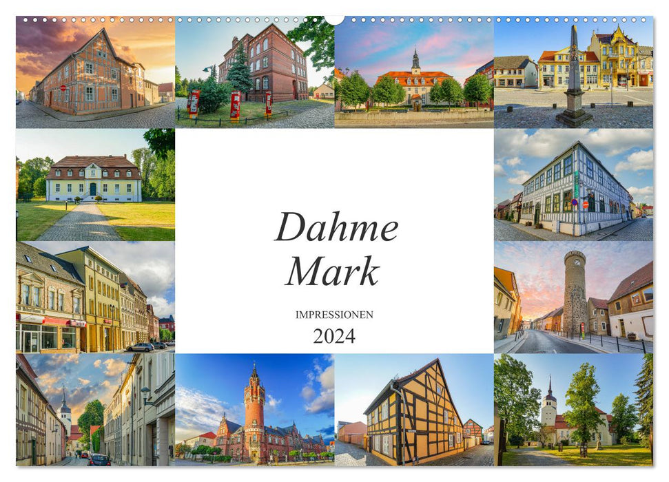 Dahme Mark Impressionen (CALVENDO Wandkalender 2024)