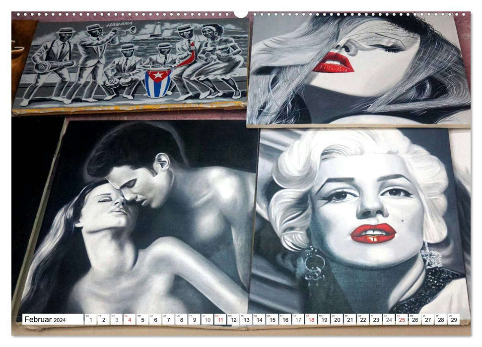 Habana Erotica - Art érotique à Cuba (Calvendo Premium Wall Calendar 2024) 