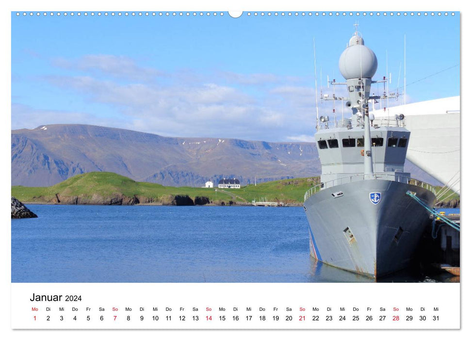 Der goldene Zirkel, Island (CALVENDO Premium Wandkalender 2024)