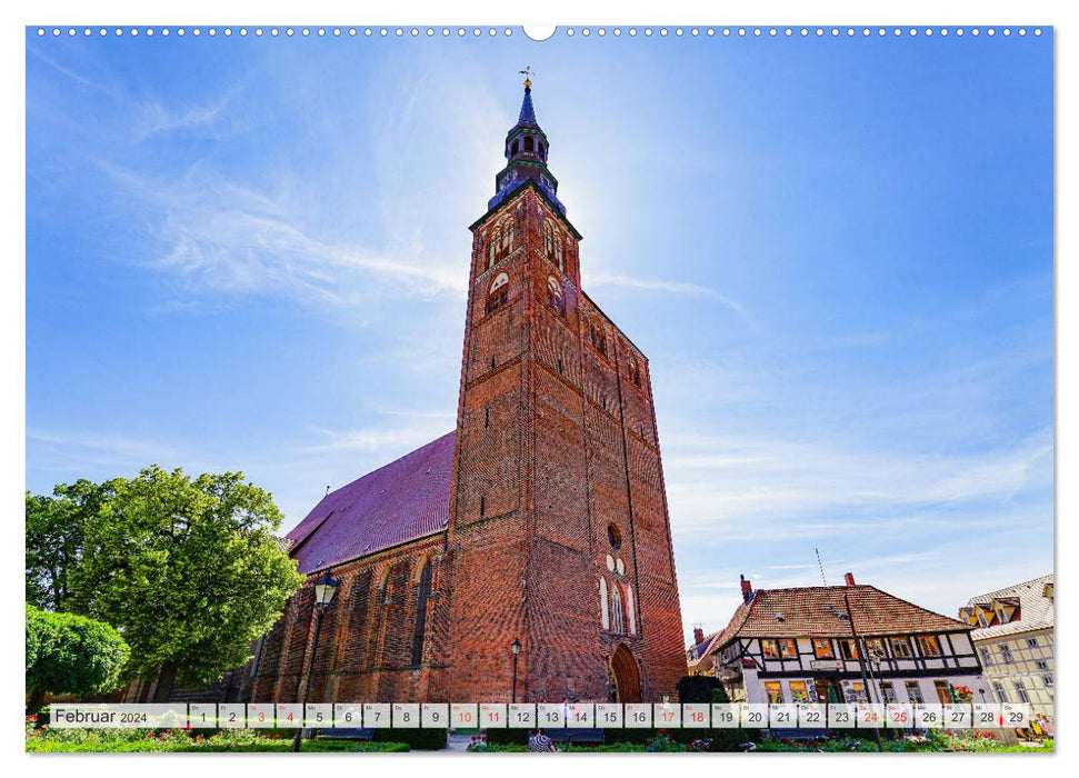 Tangermünde Impressionen (CALVENDO Wandkalender 2024)