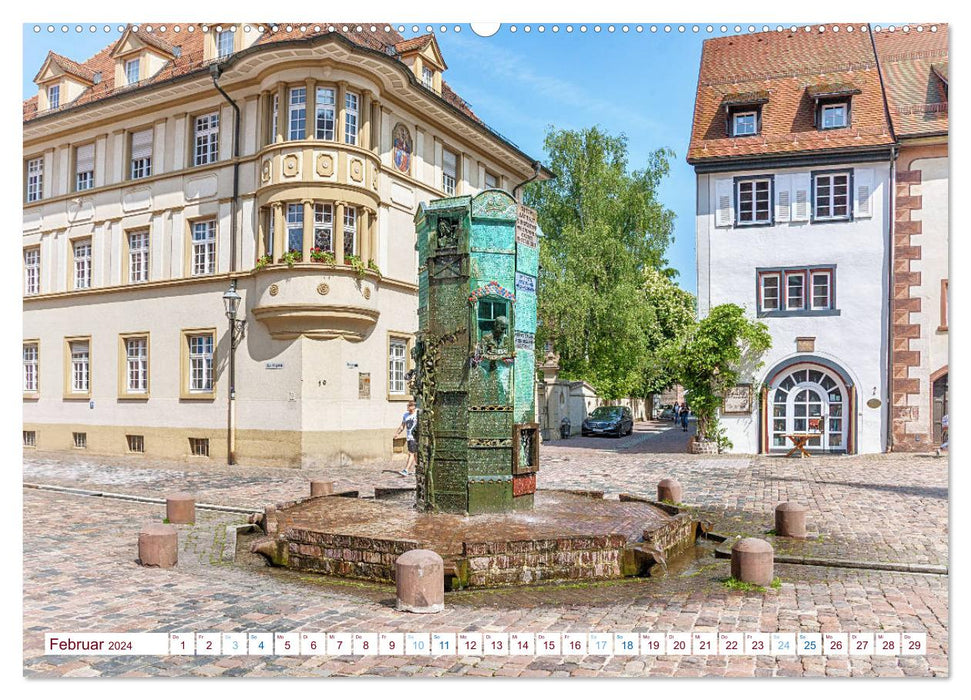 Villingen - historische und moderne Zähringerstadt (CALVENDO Premium Wandkalender 2024)