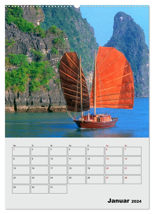 VIETNAM - Mein Urlaubsplaner (CALVENDO Wandkalender 2024)