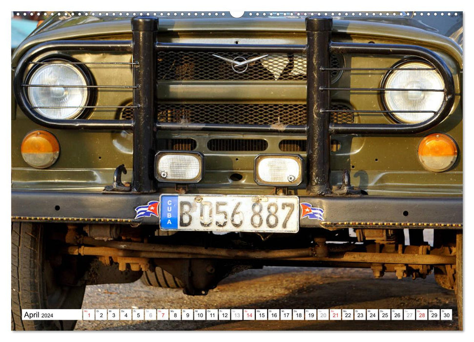 Sowjet-Legende - Der Geländewagen UAZ-469 in Kuba (CALVENDO Wandkalender 2024)