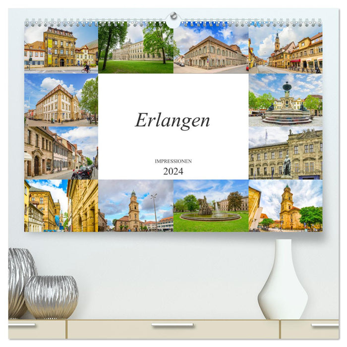 Erlangen Impressionen (CALVENDO Premium Wandkalender 2024)