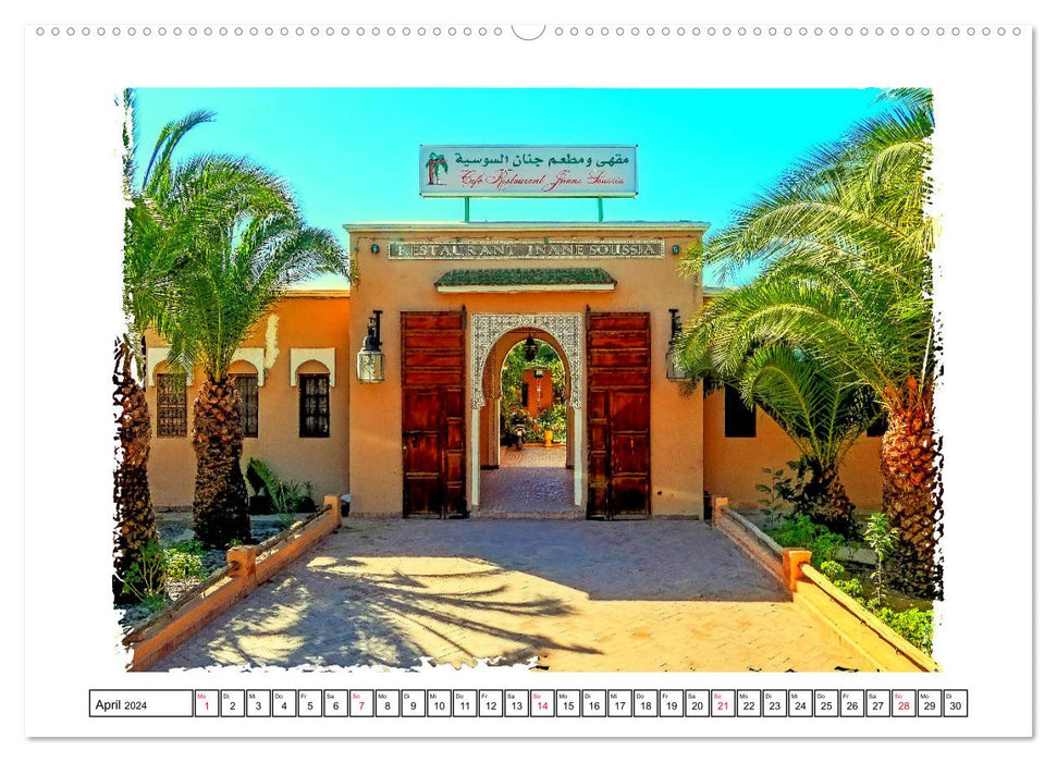 Bezauberndes Marokko (CALVENDO Wandkalender 2024)