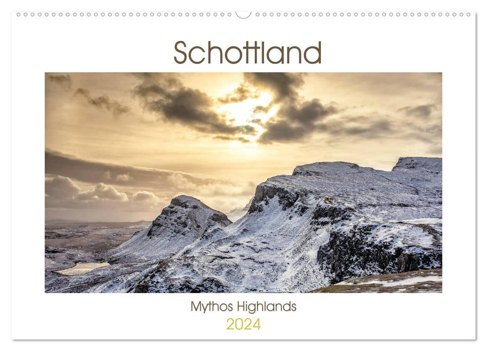 Schottland - Mythos Highlands (CALVENDO Wandkalender 2024)