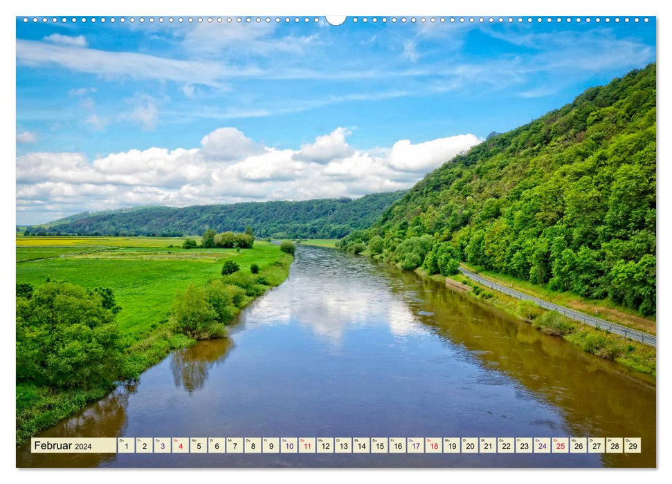 Bodenwerder - entzückende Münchhausen-Stadt an der Oberweser (CALVENDO Wandkalender 2024)