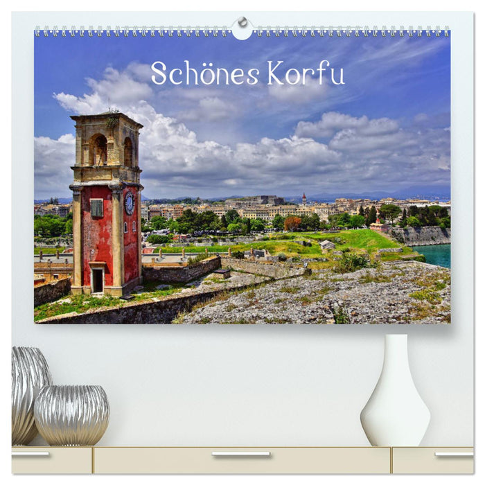 Schönes Korfu (CALVENDO Premium Wandkalender 2024)