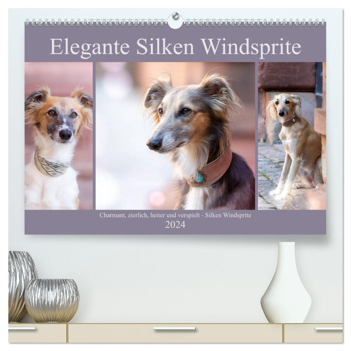 Elegante Silken Windsprite (CALVENDO Premium Wandkalender 2024)