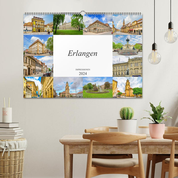Erlangen Impressionen (CALVENDO Wandkalender 2024)
