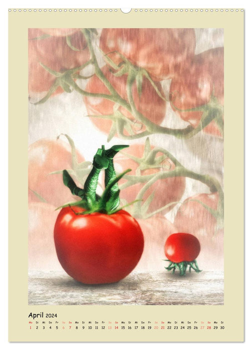 Gemüse-Geheimnisse (CALVENDO Wandkalender 2024)