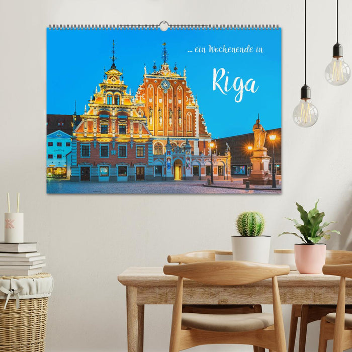 Ein Wochenende in Riga (CALVENDO Wandkalender 2024)