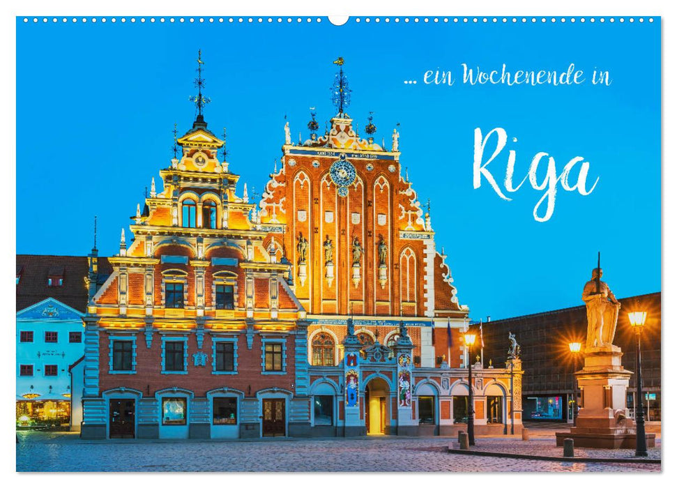 A weekend in Riga (CALVENDO wall calendar 2024) 